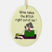 Wijn Mellows me Keramisch Ornament (Rechts)