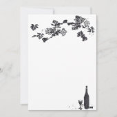 Wijn Menu Uitnodiging (Voorkant)