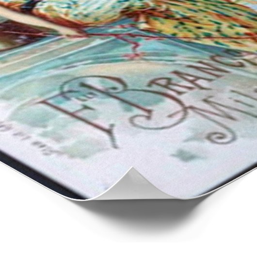 wijn met Dame en Cupids Poster (Hoek)