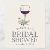 Wijn met Vrijgezellenfeest Etiket (Enkel label)