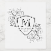 Wijn & Mousserende Wijn Label Wijn Etiket (Enkel label)