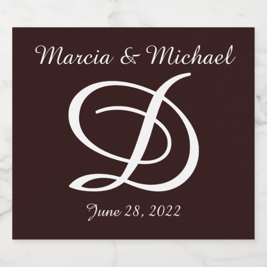 Wijn, Mousserende Wijn, om het even welke reeks va Sparkling Wijnetiket (Enkel label)