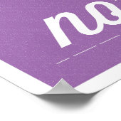 Wijn niet afdrukken poster (Hoek)