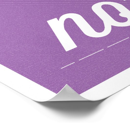 Wijn niet afdrukken poster (Hoek)