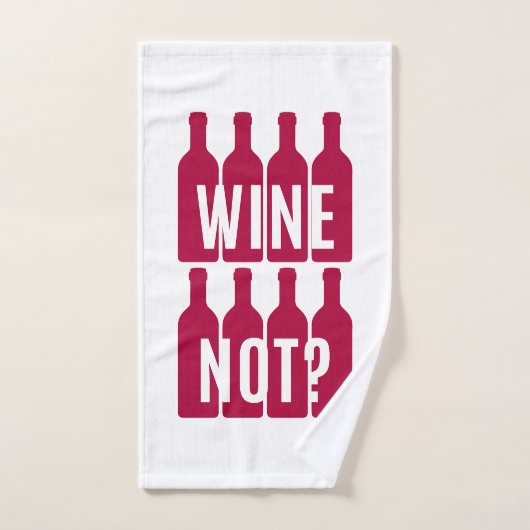 Wijn niet bad handdoek (Handdoek)