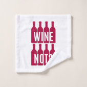 Wijn niet bad handdoek (Wasdoekje)