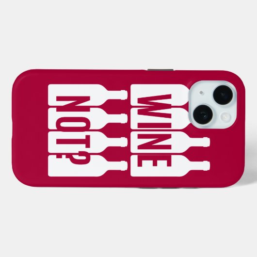 Wijn niet Case-Mate iPhone case (Achterkant (horizontaal))