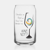 Wijn niet? Drink glas (Voorkant)