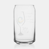 Wijn niet? Drink glas (Achterkant)