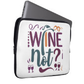 Wijn niet? Laptop Sleeve (Voorkant Rechts)
