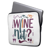 Wijn niet? Laptop Sleeve (Voorkant Links)