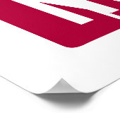 Wijn niet poster (Hoek)