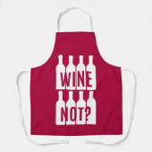 Wijn niet schort (Voorkant)