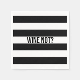 Wijn niet? Servetten