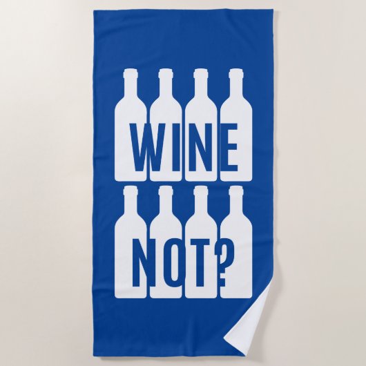 Wijn niet strandlaken (Voorkant)