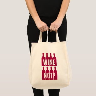 Wijn niet tote bag
