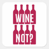 Wijn niet vierkante sticker (Voorkant)