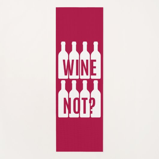 Wijn niet yogamat (Voorkant)