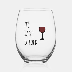 Wijn O'Clock rode wijn Wijnglas Zonder Voet