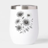 Wijn of Water Tumbler - Daisy Design - Corrine & C (Achterkant)