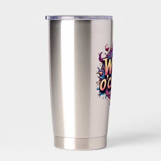 Wijn om uur geïsoleerde drinkbeker (Rechts)