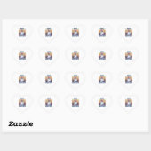 Wijn Omdat 2020 een Boo-blad is boven dit Boo-blad Hart Sticker (Vel)