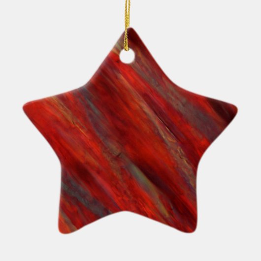 Wijn onder de microscoop - Cabernet Sauvignon Keramisch Ornament (Voorkant)