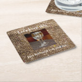 Wijn onderzetters tweekleppend koppel (Schuin)