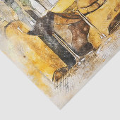 wijn | Ontkoppeling van witte en rode tonnen Tissuepapier (Detail)