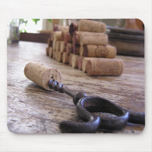Wijn Opener Muismat (Voorkant)