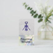 Wijn Opener | Wijndruiven | Sommelier Visitekaartje (Staand voorkant)