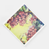 Wijn & Oude Druiven Servetten (Hoek)