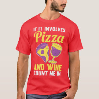 Wijn Pizza Premium T-shirt