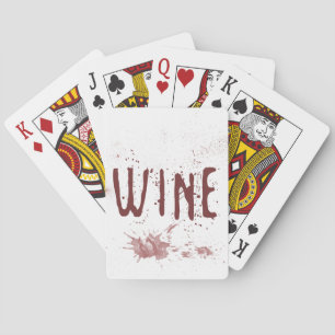 Wijn Pokerkaarten