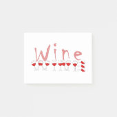 Wijn Post-it® Notes (Voorkant)