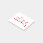 Wijn Post-it® Notes (Schuin)