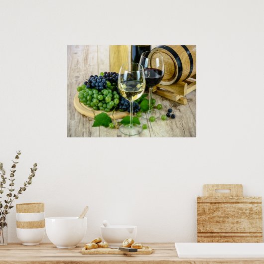 Wijn Poster (Keuken)