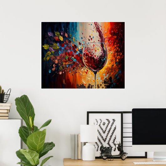 WIJN POSTER (Thuiskantoor)