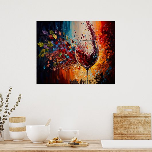 WIJN POSTER (Keuken)