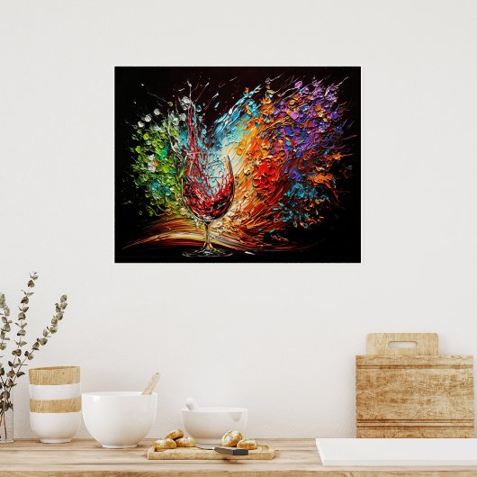 WIJN POSTER (Keuken)