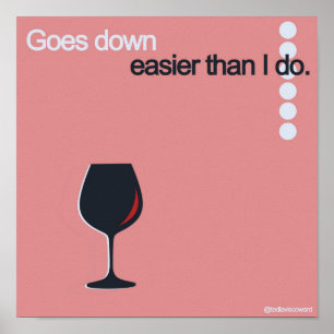 Wijn. Poster