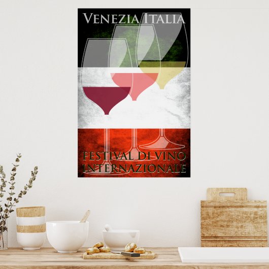 Wijn Poster Italië Italiaans (Keuken)