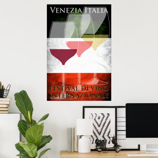 Wijn Poster Italië Italiaans (Thuiskantoor)