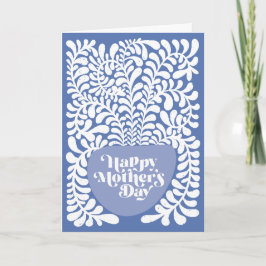 Wijn Potlood Plant Happy Moederdag Wenskaart Kaart