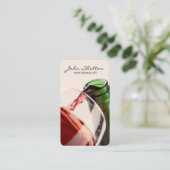 Wijn Pour | Afsluiting (premie) Visitekaartje (Staand voorkant)