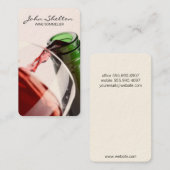 Wijn Pour | Afsluiting (premie) Visitekaartje (Voorkant / Achterkant)