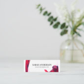 Wijn Pour Mini Visitekaartje (Staand voorkant)