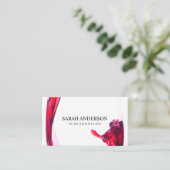 Wijn Pour Visitekaartje (Staand voorkant)