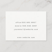 Wijn Pour Visitekaartje (Achterkant)