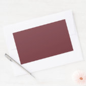Wijn Rechthoekige Sticker (Envelop)
